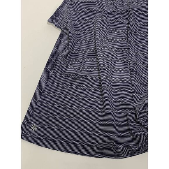 Athleta Women's Strappy Striped Built In Bra Workout Active Tank Top Blue XS - Picture 5 of 9